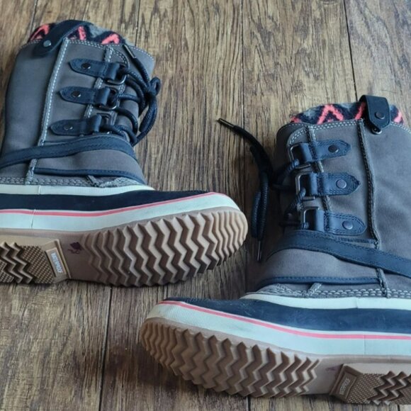 Sorel Joan of Arctic Knit Premium II Women's Size 7.5 Waterproof Boots Excellent - Picture 11 of 11